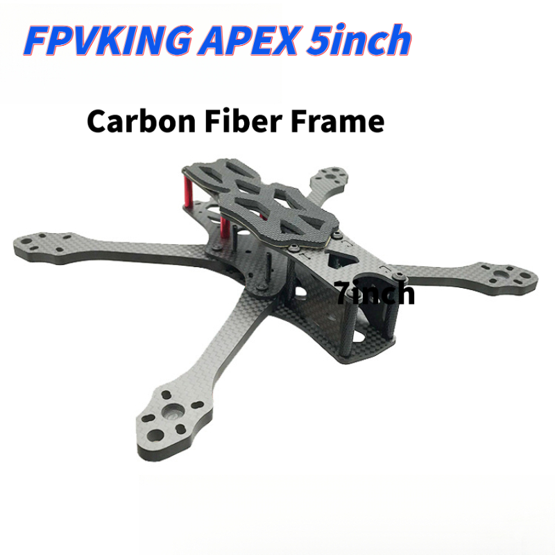 Drone Kit Racing - FPVKING APEX 5inch Carbon Fiber Quadcopter