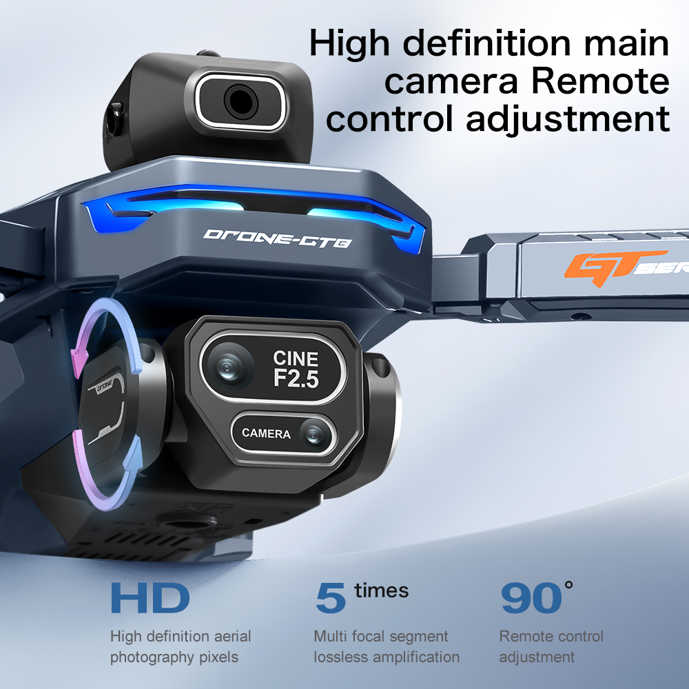 NEW GT8 HD RC Drone 4K Profess - đánh giá và giá Drone Kit Professional