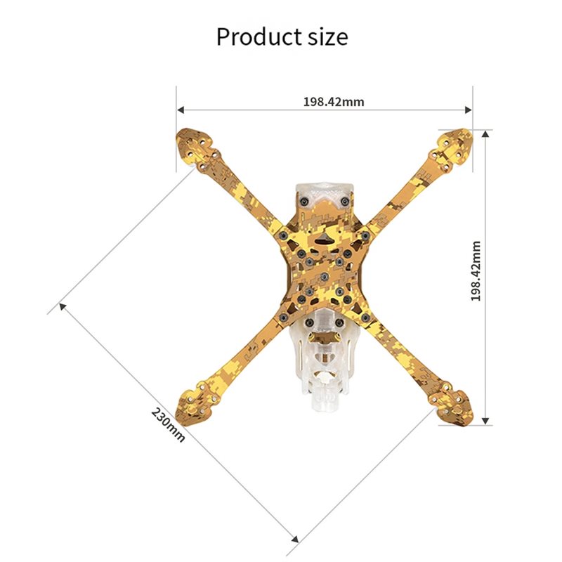 WOWFU-BANDO 5 For RC FPV Drone - đánh giá và giá Drone Kit Racing