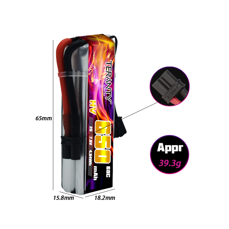 2/4/6/10PCS TERANTY 650mAh 2S  - đánh giá và giá Drone Kit Fpv