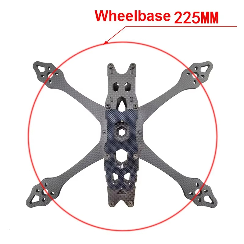 NEW 5 inch 225 223mm Wheelbase - đánh giá và giá Drone Kit Racing